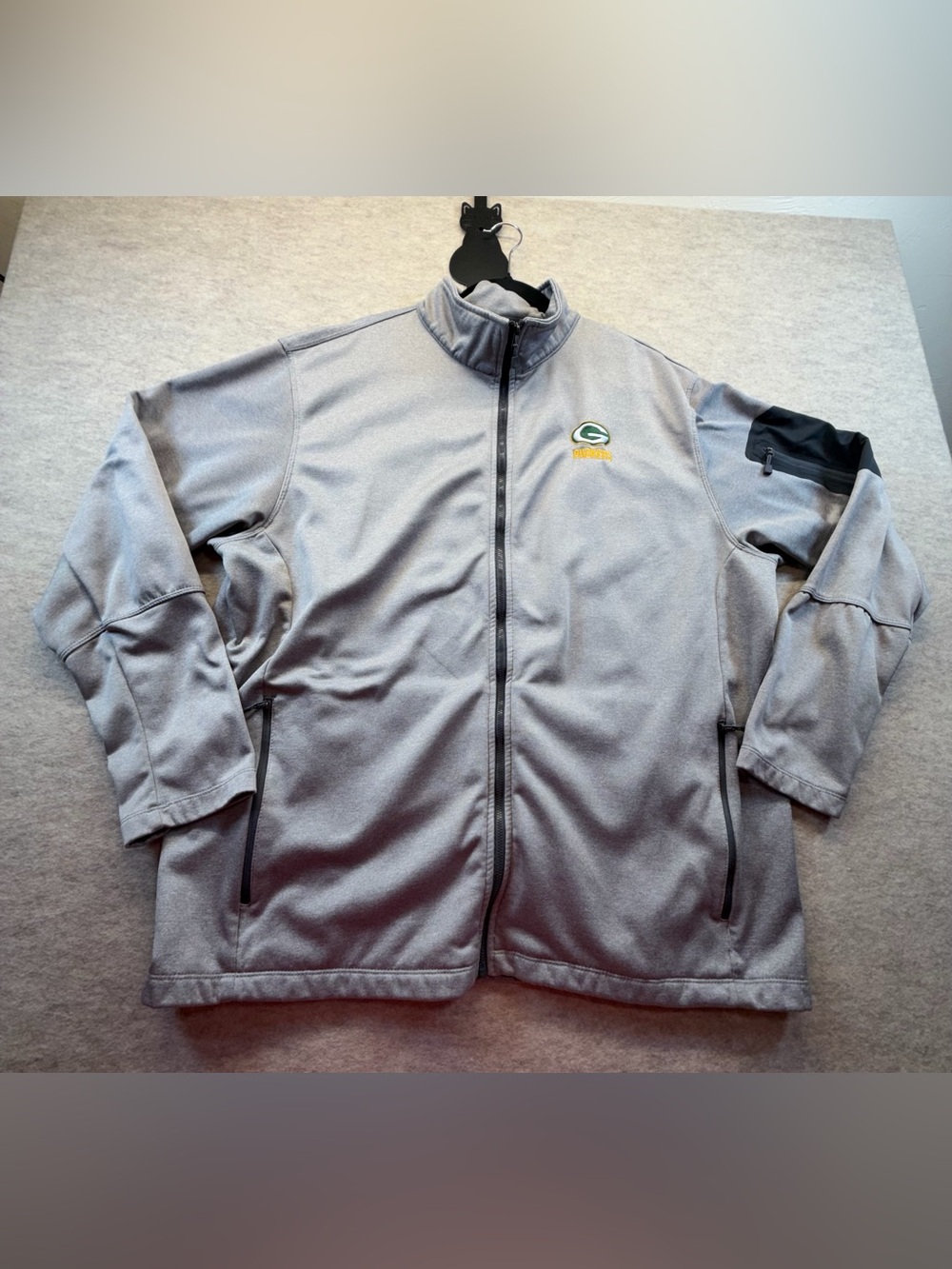 Dunbrooke Green Bay Packers Men’s XXL Gray Full Zip Jacket NFL